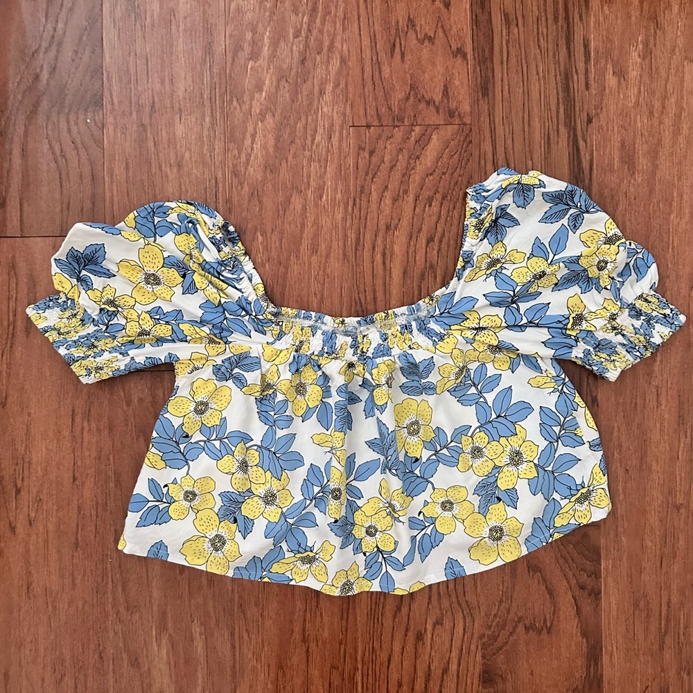 Valija Gitana Boho Flowy Crop Top